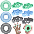 Entrenador de Fuerza de Agarre y Fortalecedor de Antebrazo Kit - 9 Piezas