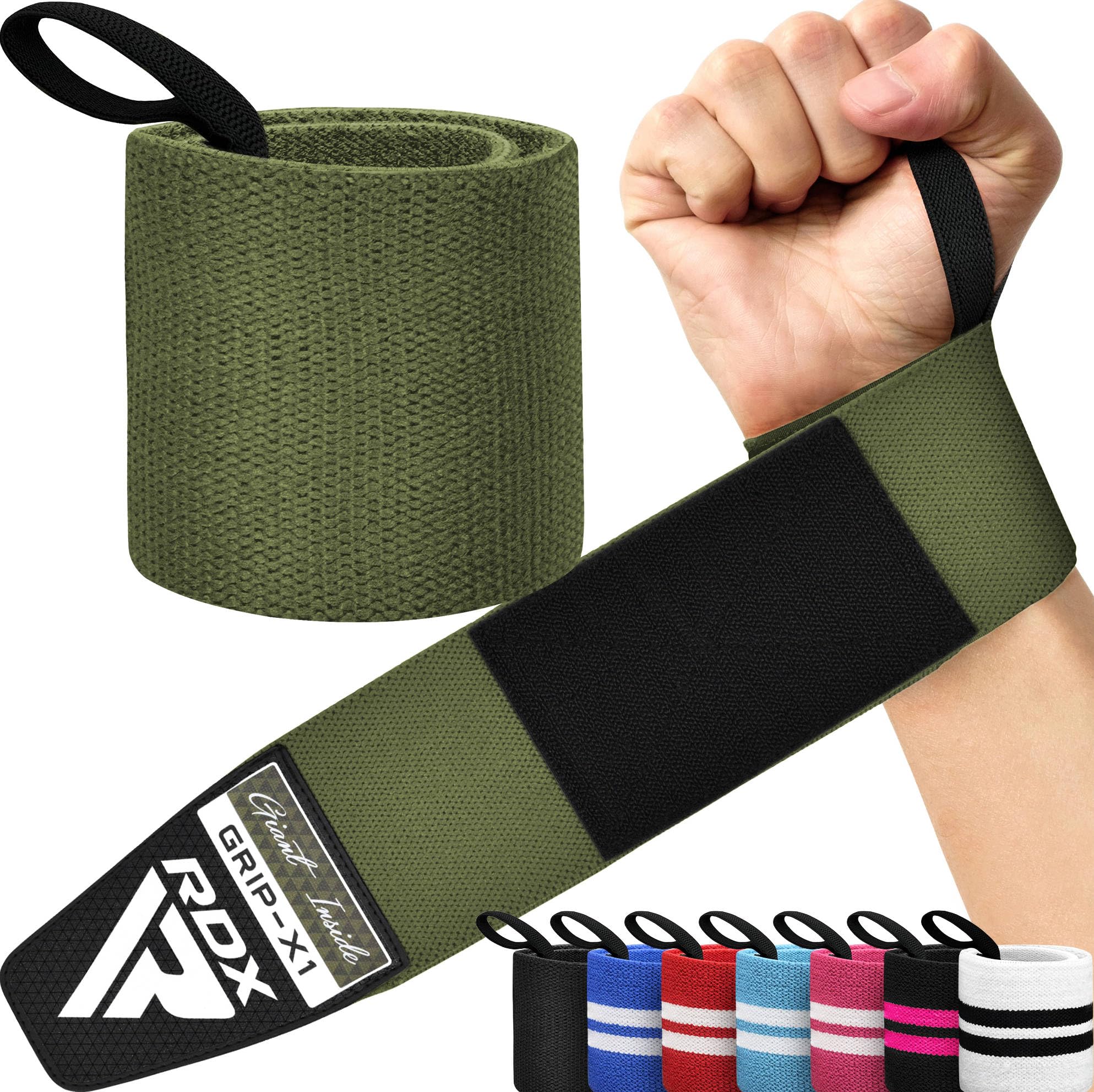 RDX Muñequeras Gym Powerlifting Correas de Levantamiento