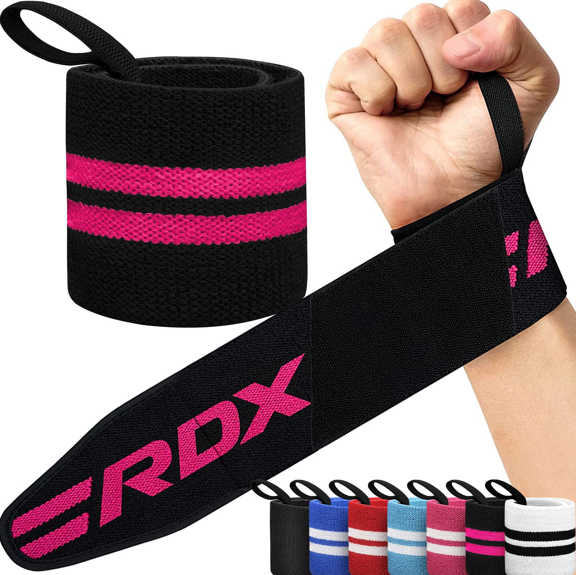 RDX Muñequeras Gym Powerlifting Correas de Levantamiento